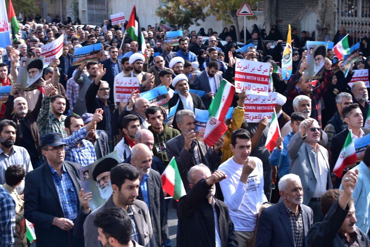 راهپیمایی حمایت از مردم مظلوم فلسطین در ارومیه برگزار شد