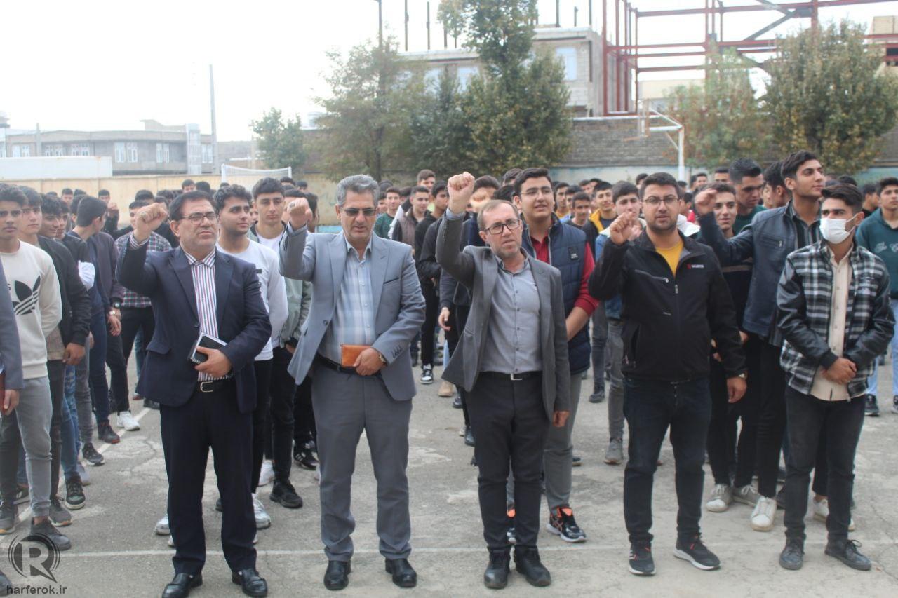 دانش‌آموزان پلدشتی جنایات رژیم صهیونیستی را محکوم کردند