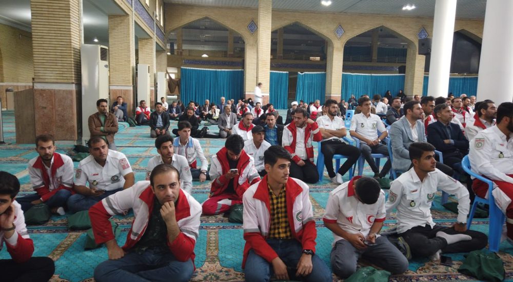 تجمع ضد صهیونیستی جمعیت هلالاحمر آذربایجانغربی