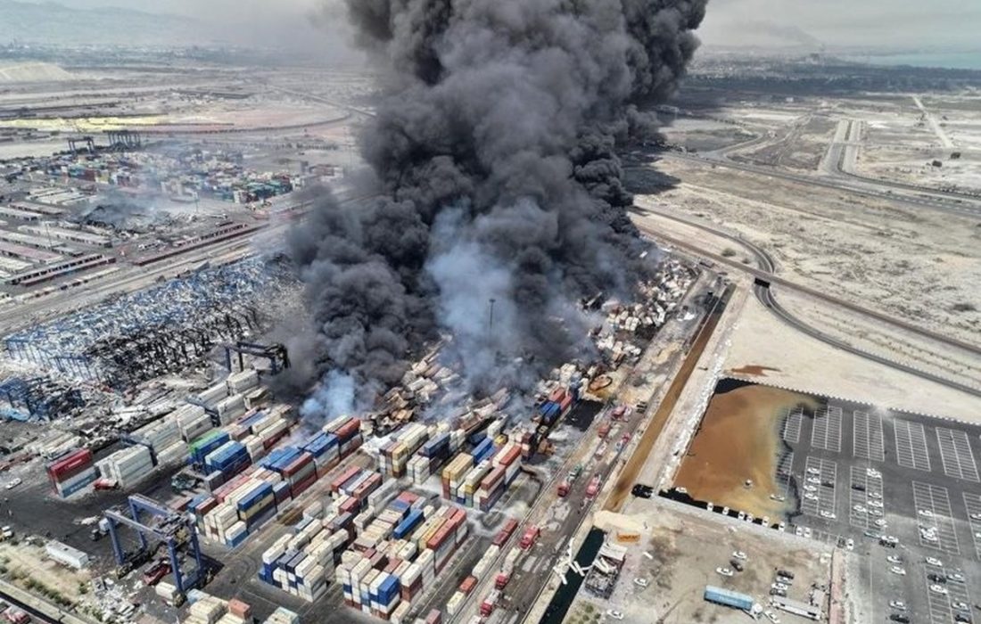خرسندی صهیونیستها از حادثه بندر «شهید رجایی»