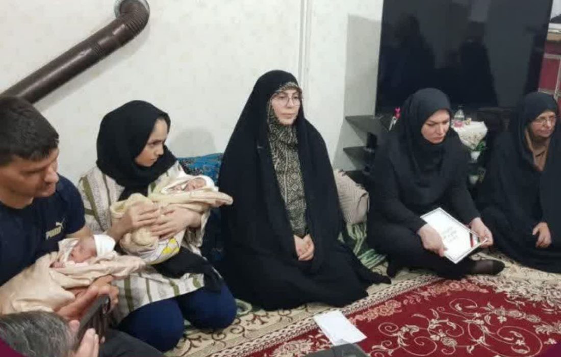 اهدای زمین رایگان به خانواده چهارقلوها در ارومیه