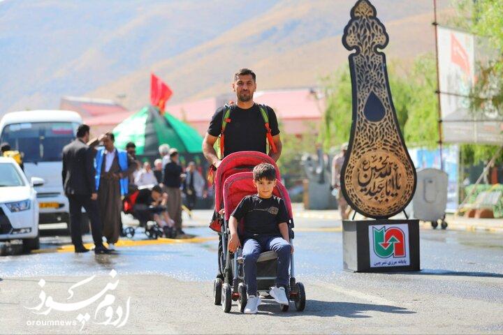 تردد ۱۰ هزار زائر اربعین از مرز تمرچین