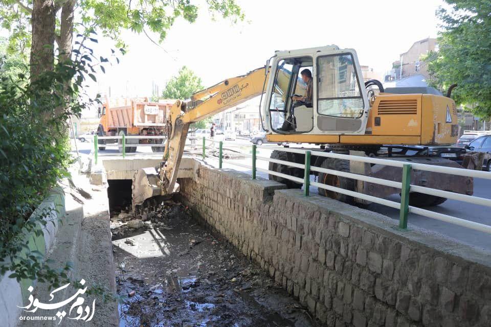 آغاز لایروبی کانال درهچایی برای مهار آبگرفتگی