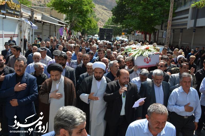 تشییع پیکر پاک سردار علیرضا لطفی در ارومیه