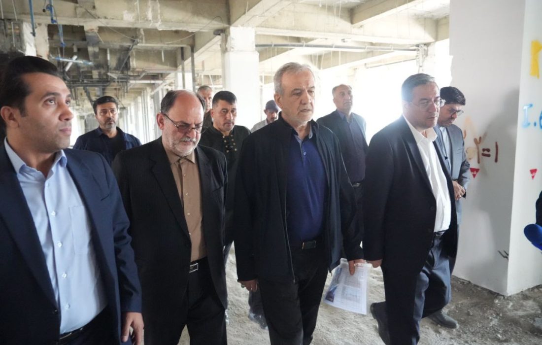 بازدید رئیس جمهور از بیمارستان شهید بهشتی ارومیه
