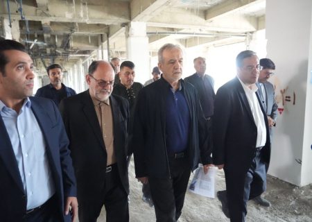بازدید رئیس جمهور از بیمارستان شهید بهشتی ارومیه
