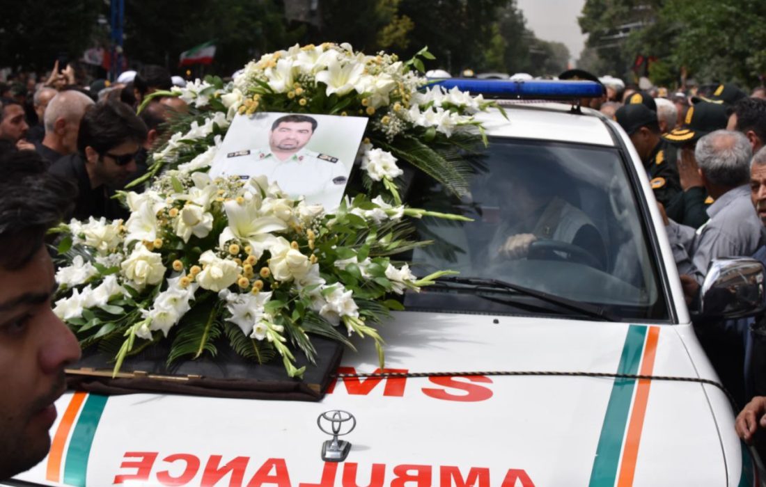 مراسم تشییع پیکر سردار شهید «علیرضا لطفی»