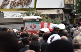 تشییع پیکر سردار شهید «علیرضا لطفی»