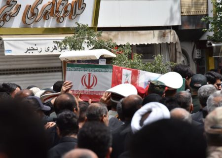 تشییع پیکر سردار شهید «علیرضا لطفی»