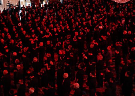 مراسم شب عاشورای حسینیه ثارالله