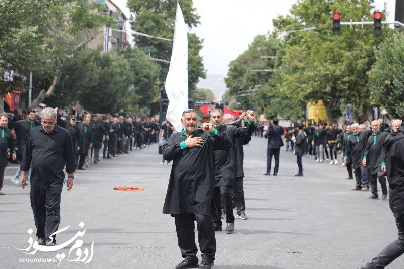 عزاداری مردم ارومیه در عاشورای حسینی