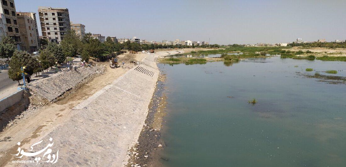 آزادسازی ۸ هکتار از بستر رودخانه زرینهرود میاندوآب