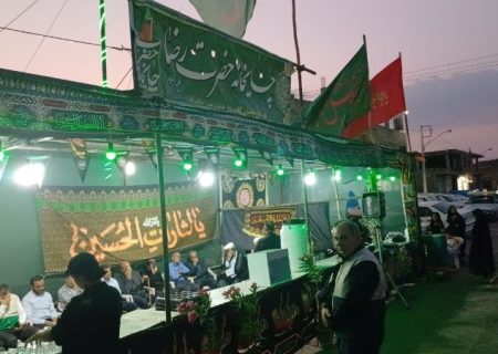 موکب چایخانه حضرت رضا (ع) در میاندوآب