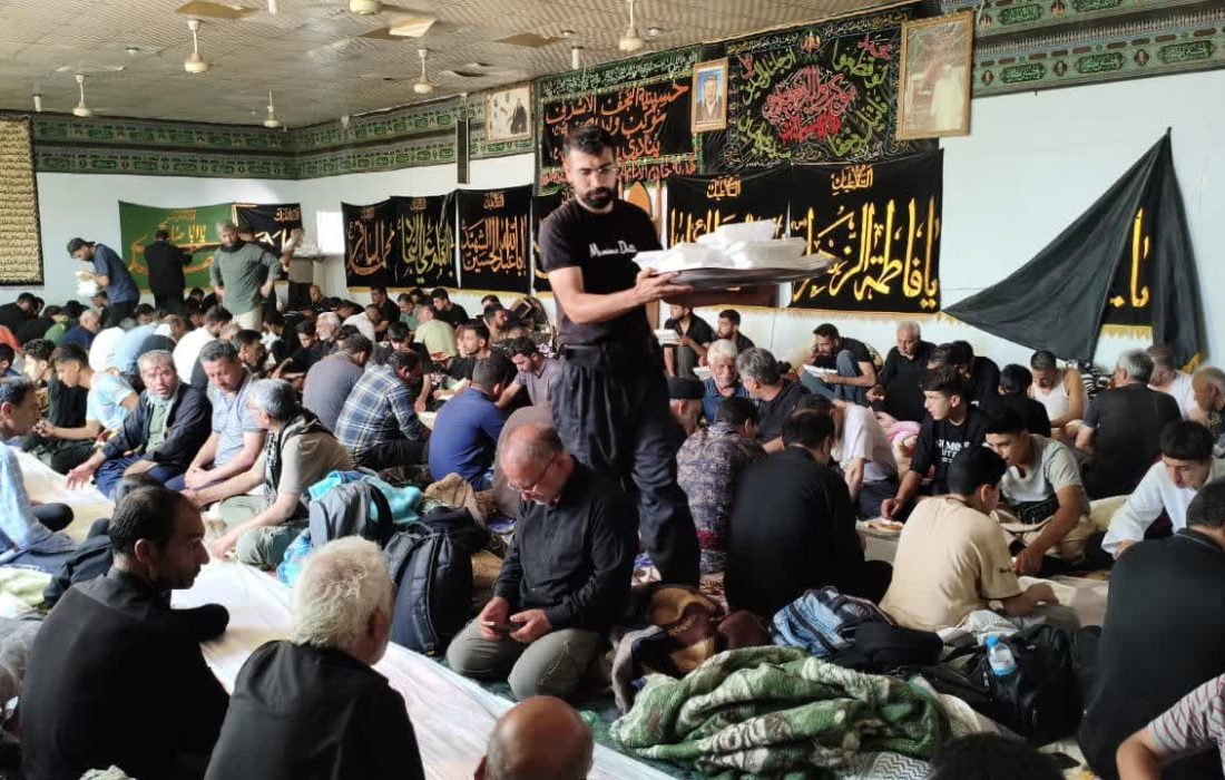 موکب شهید باکری میزبان زائران اربعین