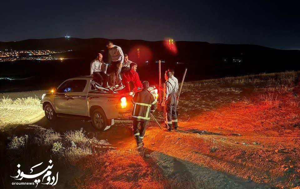 آتش‌سوزی در کوه سیر ارومیه مهار شد