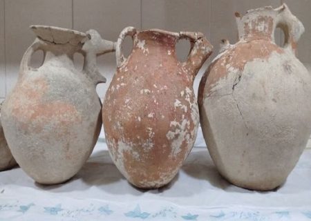 اهدای ۲۰ قطعه سفال تاریخی به موزه تکاب