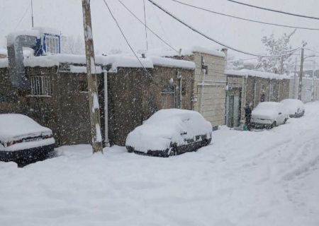 ثبت رکورد کم‌سابقه بارش برف در شمال آذربایجان‌غربی