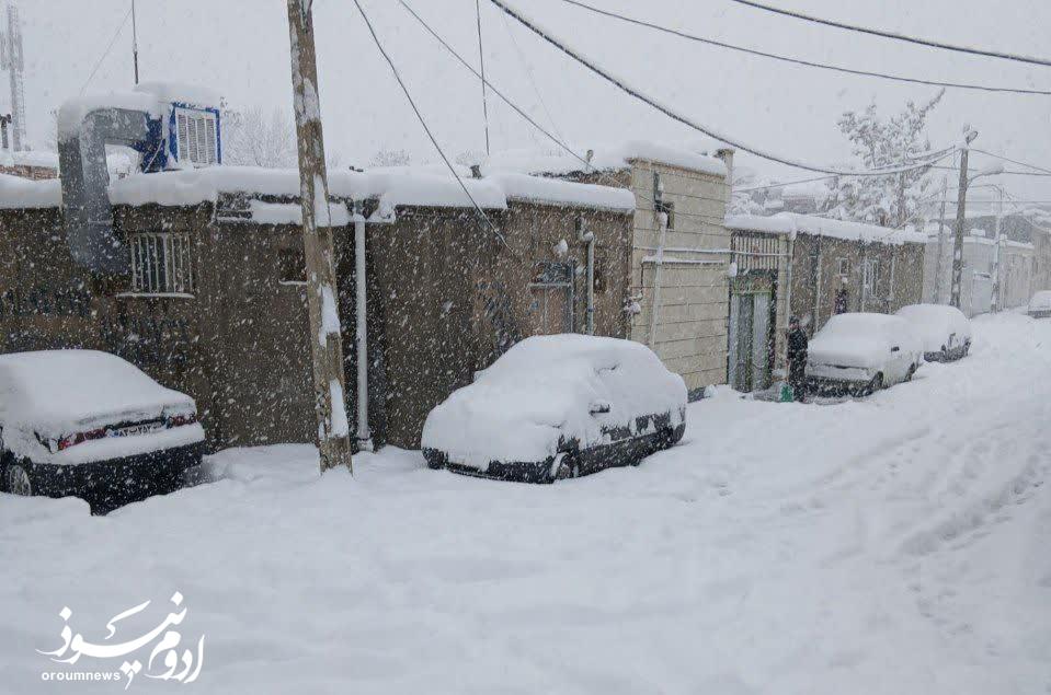 ثبت رکورد کمسابقه بارش برف در شمال آذربایجانغربی