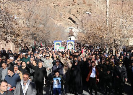 راهپیمایی محکومیت تروریسمِ صهیونی – آمریکایی در ماکو