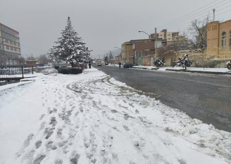 آذربایجان غربی زیر چتر برف و باران