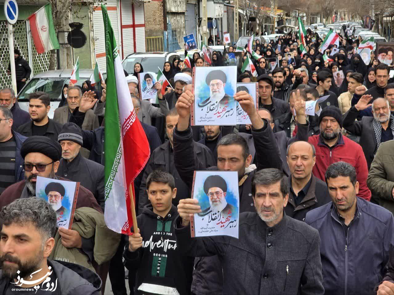 قیام مردم ارومیه در خونخواهی امام شهید