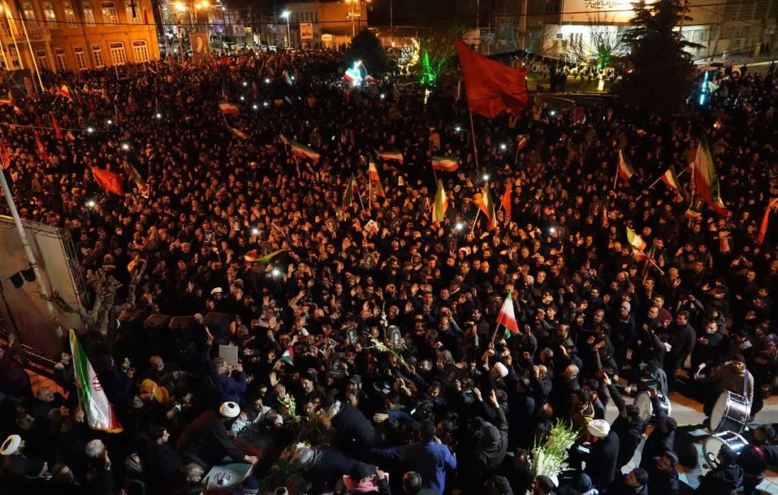 ارومیه در عزای امام شهید