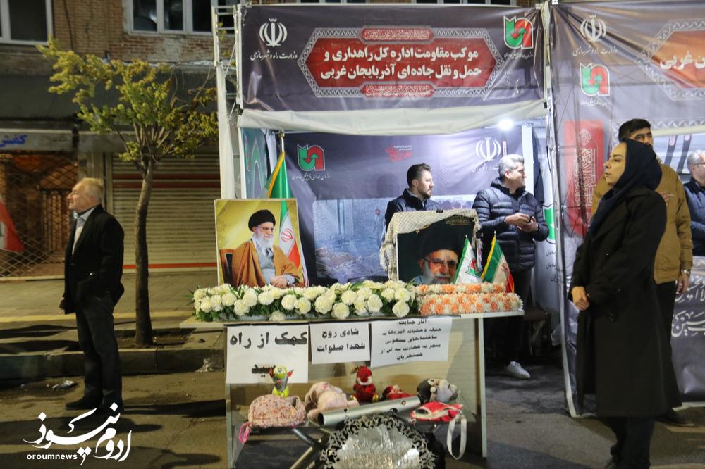 برپایی ۱۸ موکب طی جنگ رمضان در میاندوآب
