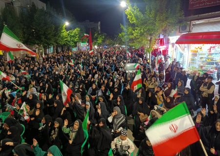شکوه حضور مردم میاندوآب در حماسه خیابان