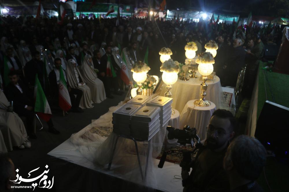 جشن عقد ماندگار در قرار شبانه مردم ارومیه