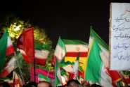 پرچم ایران بر دستان غیرتمندان ارومیه‌ای