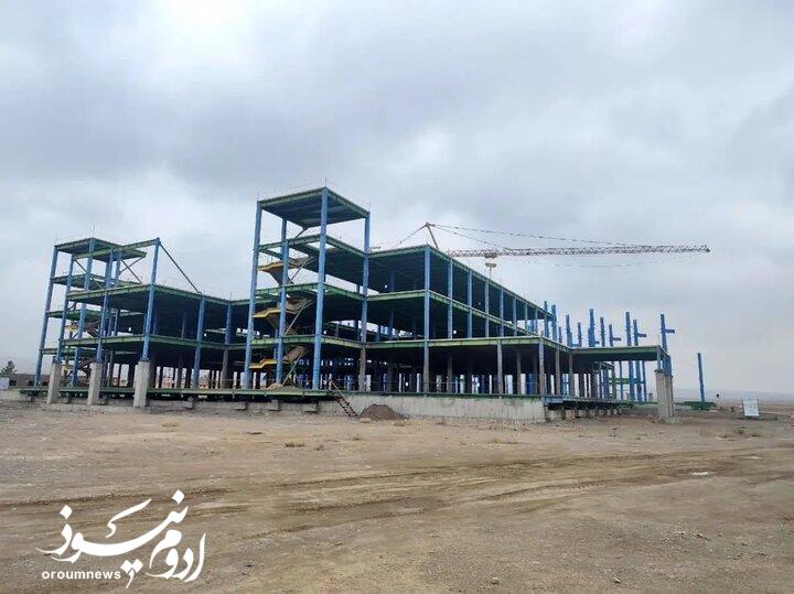 پیشرفت ۳۰ درصدی بیمارستان ۳۵۰ تختخوابی مهاباد