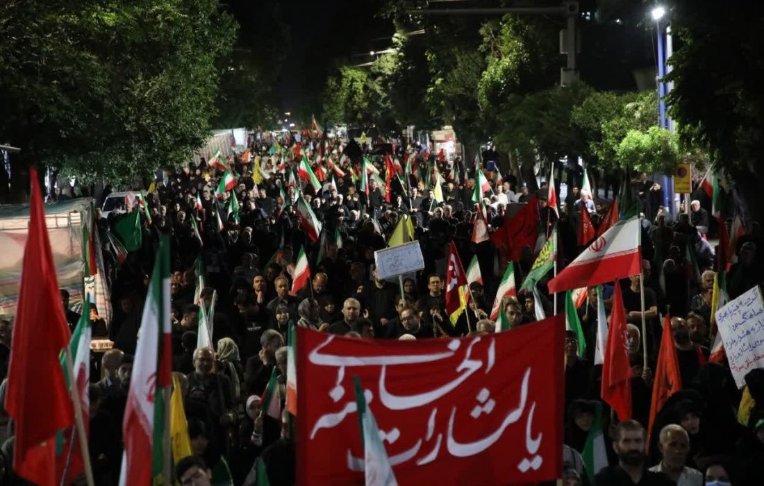 حضور عاشورایی مردم ارومیه در حماسه خیابان