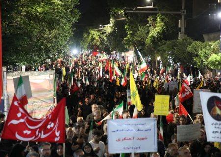 حضور باشکوه مردم ارومیه در حماسه خیابان