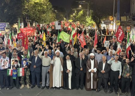 مردم ارومیه همچنان پای کار وطن