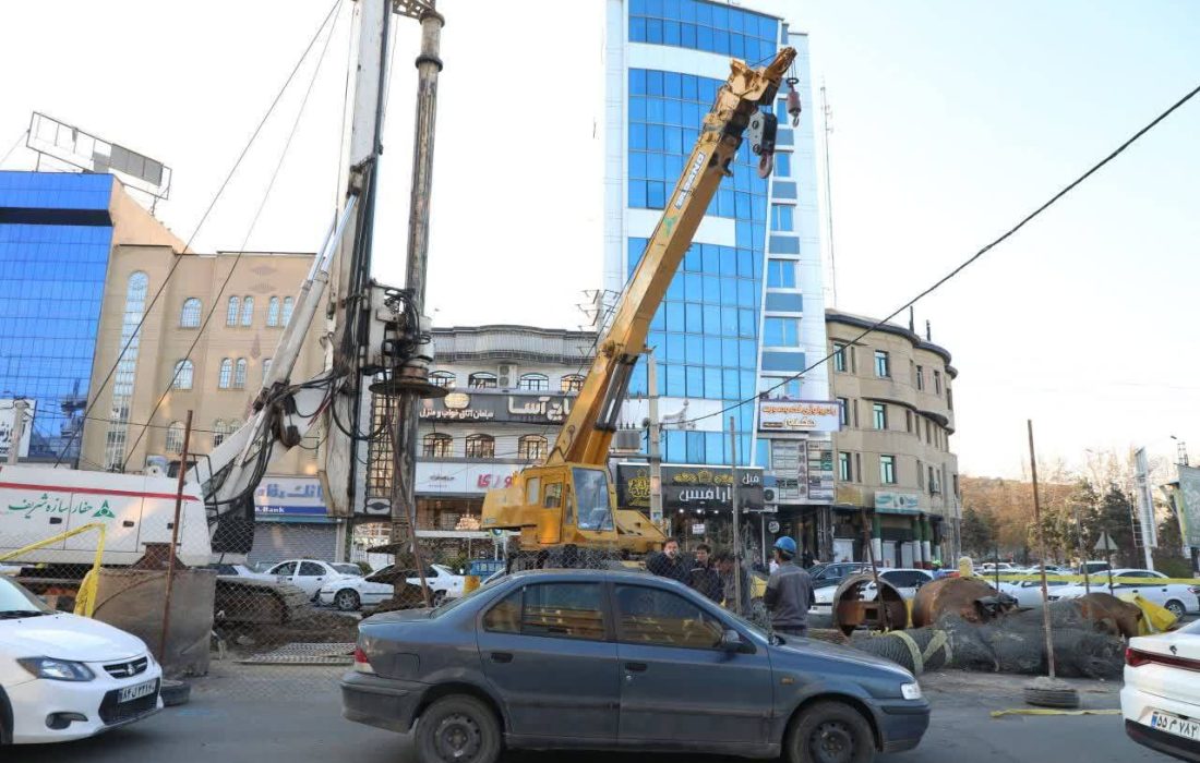 شتاب عملیات اجرایی پل روگذر مخابرات ارومیه
